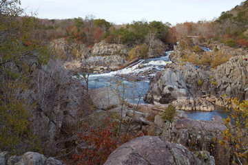 Great Falls Nationalpark im Herbst