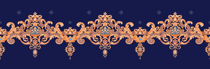 Baroque design, luxury European design，the wallpaper design