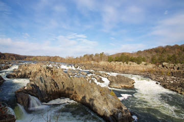 Great Falls Nationalpark im Herbst