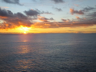 coucher de soleil polynésie