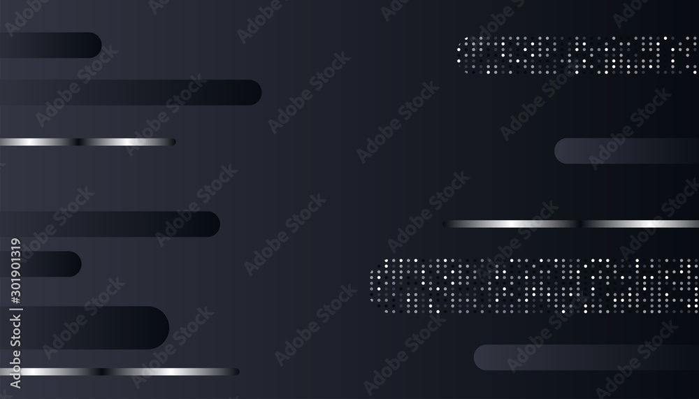Sticker abstract dark metallic silver frame layout design background template suitable for web banner, poste