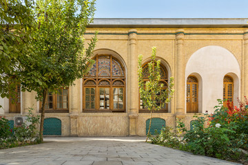 Masoudieh historic mansion from Qajar dynasty, built in 1879, Tehran, Iran