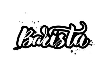 Vector calligraphy stock illustration isolated on white background. 