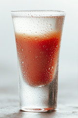 Classic cocktail Bloody Mary. Luxury Alcoholic cocktail.