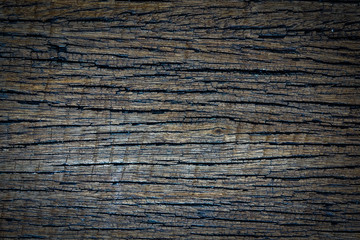 Obraz premium Old dark wood texture and background