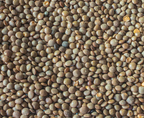 Cooking natural background from lentil grain products