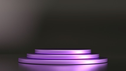 Minimalism background with smoke and clouds. 3d illustration, 3d rendering.