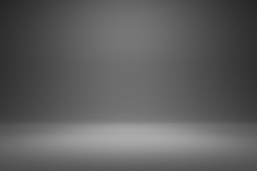 Empty gray background and spotlight with studio for showing or design. Blank backdrop made from cement material. Realistic 3D render. - Powered by Adobe