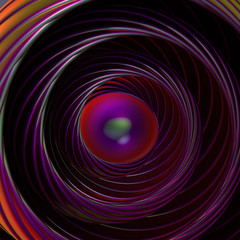 Geometric background. 3d illustration, 3d rendering.