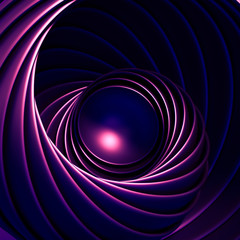 Geometric background. 3d illustration, 3d rendering.