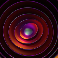 Geometric background. 3d illustration, 3d rendering.