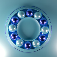 Elegant minimal background. 3d illustration, 3d rendering.