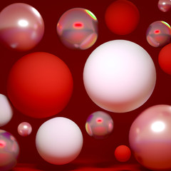 Elegant minimalism geometry background. 3d illustration, 3d rendering.