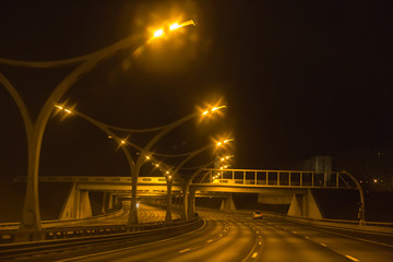 Western High Speed Diameter (WHSD) at night
