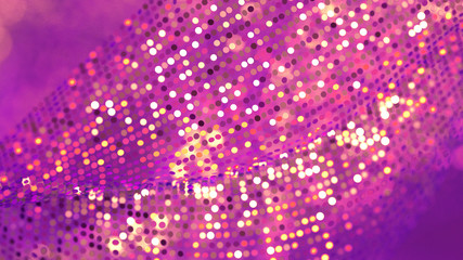 Luxury background with metal drapery fabric. 3d illustration, 3d rendering.