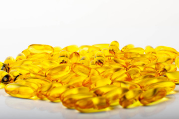 Group of pills isolated