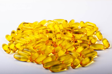 Group of pills isolated