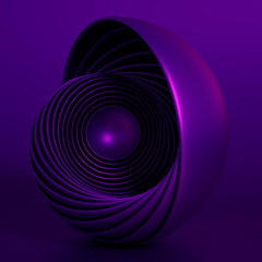 Geometric background. 3d illustration, 3d rendering.