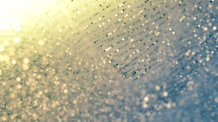 Luxury background with metal drapery fabric. 3d illustration, 3d rendering.