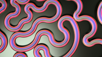 Elegant minimal background. 3d illustration, 3d rendering.