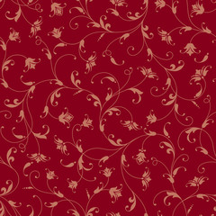 繊細でシームレスなオーナメント柄