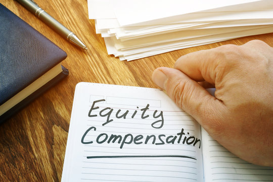 Equity Compensation Words In The Brown Notebook.