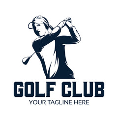 Golf Sport Logo Design Template