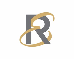Fototapeta RE or ER Letter Logo Icon 003 obraz