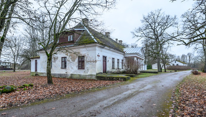 Fototapeta na wymiar kurisoo manor estonia
