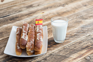 Fartons typical sweet in spain