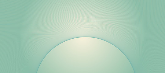 wired sun abstract half soft green