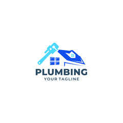Plumbing Service Logo Template Design Vector