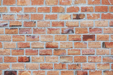 Brick wall background for design and decoration