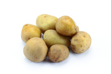 pile of potatoes cooked in water