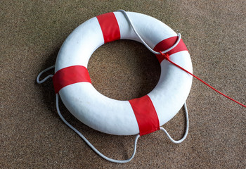 A lifesaver for saving life of a drowning person