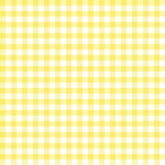 Yellow Gingham seamless pattern.