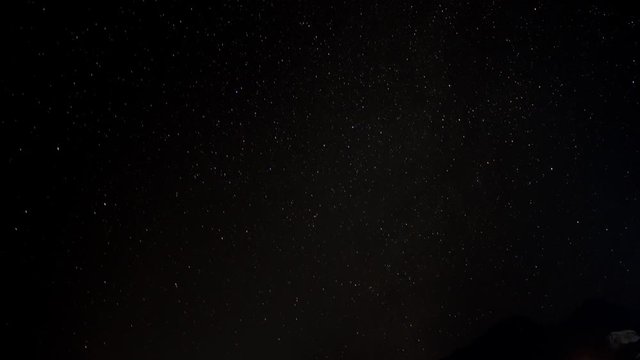 Night sky time-lapse from Manma City, Kalikot, Jumla, Nepal. Wide Shot.