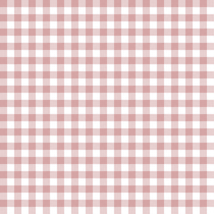 Pink Gingham seamless pattern.