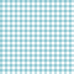 Blue Gingham seamless pattern.