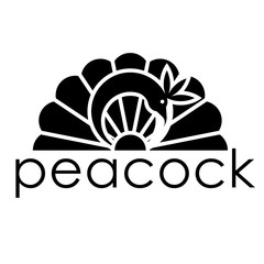 Peacock logo template