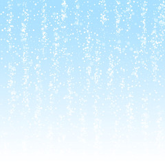 Magic stars Christmas background. Subtle flying sn