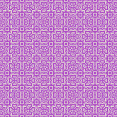 Seamless geometric pattern. Vector illustration. Purple white color