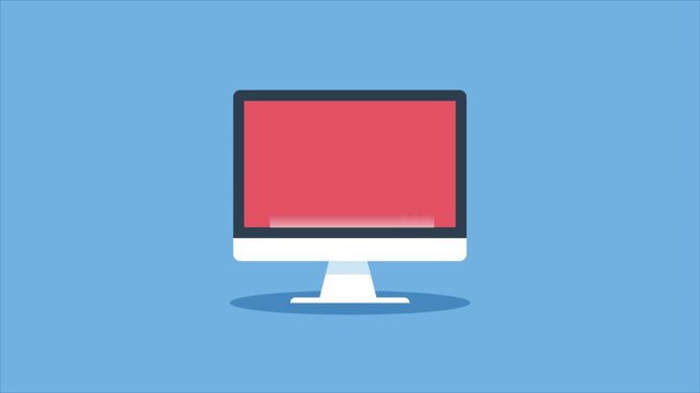 Search engine marketing, ppc, traffic analysis concept. 2d animation, video clip.