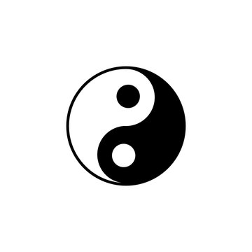 Yin Yang Simbol Flat