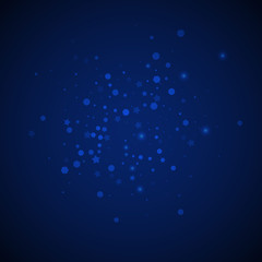 Magic stars random Christmas background. Subtle fl