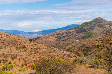 Fototapeta na wymiar Cerrajon mountain near the town of Murtas, in the province of Granada (Spain)