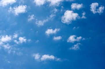 Fototapeta premium White clouds in blue sky