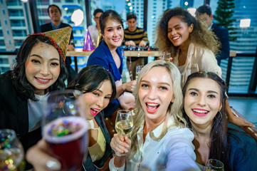 Business People Party Celebration Success Concept