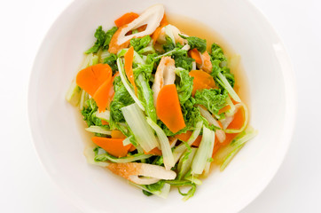 山東菜の炒め物