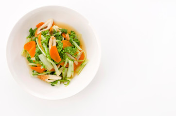 山東菜の炒め物